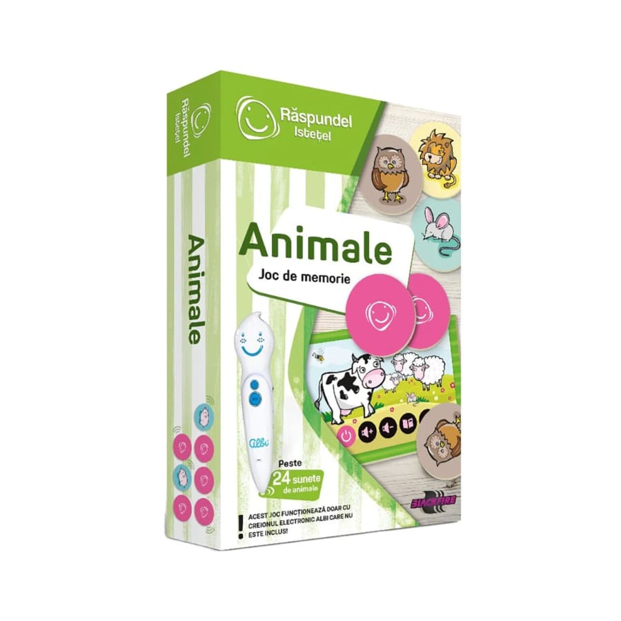 Joc de memorie, Raspundel Istetel - Animale