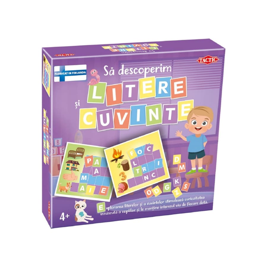Joc educativ Tactic: Sa descoperim litere si cuvinte