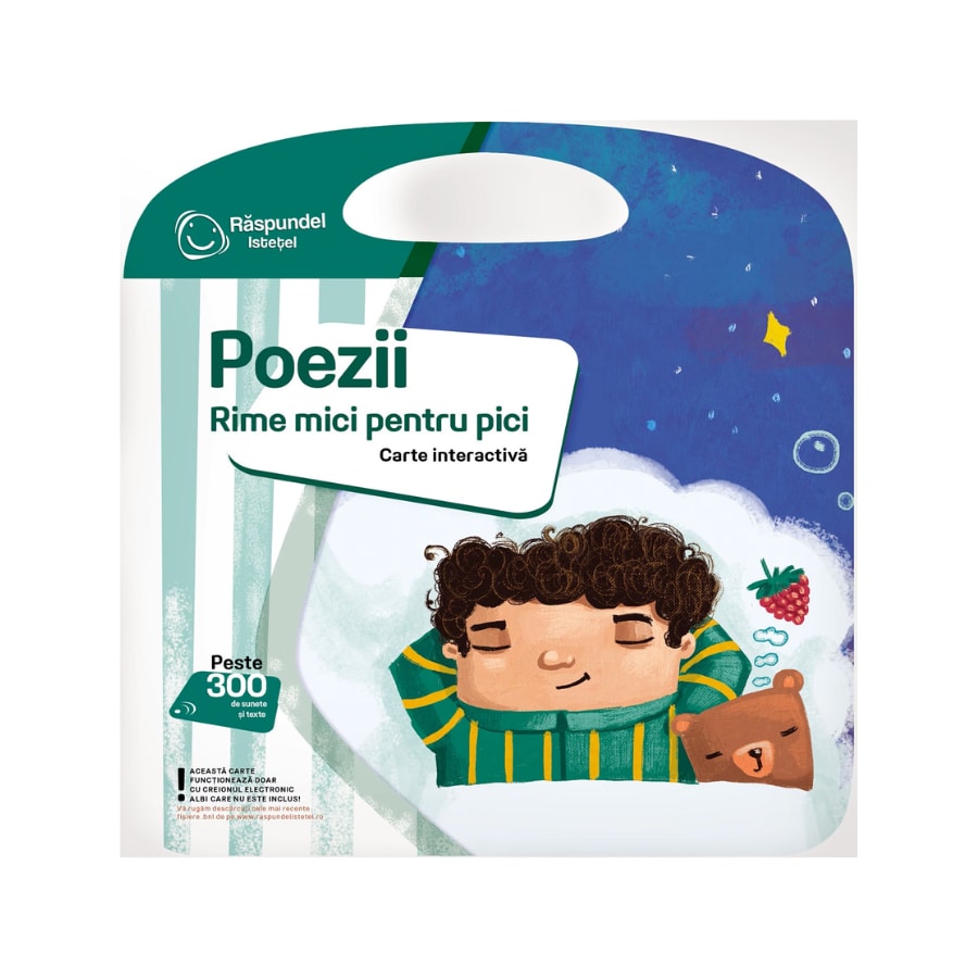 Raspundel Istetel Poezii - Rime mici pentru pici, carte interactiva