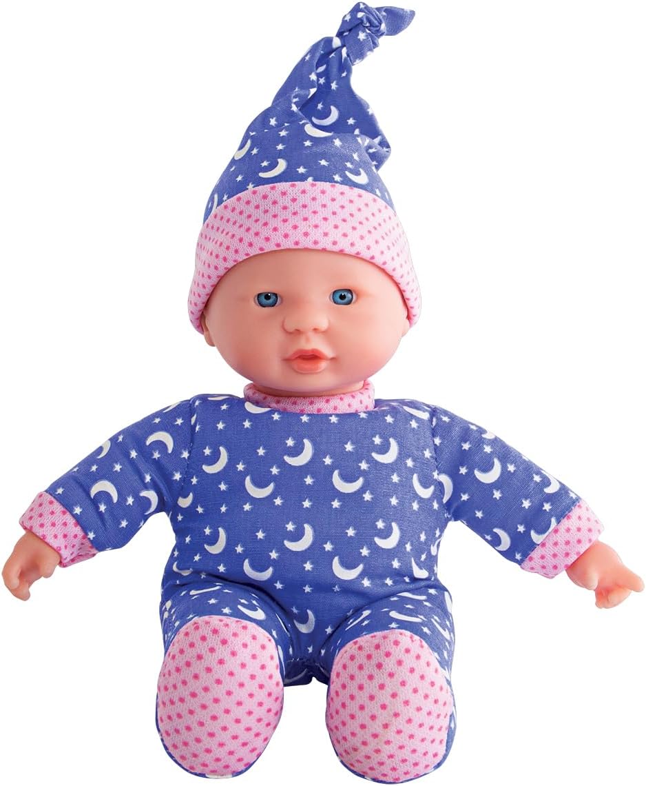 Papusa Laura Little Star cu pijama fluorescenta, 20cm