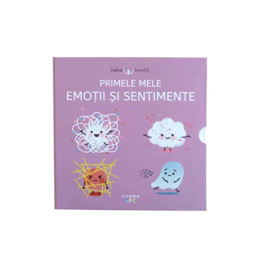 Set 4 carti Bebe Invata Primele mele emotii si sentimente