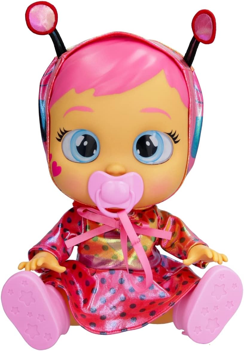 Papusa Cry Babies Lady Bug, interactiva cu lacrimi