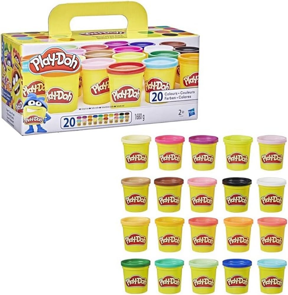 Plastilina Play-Doh, set de 20 culori