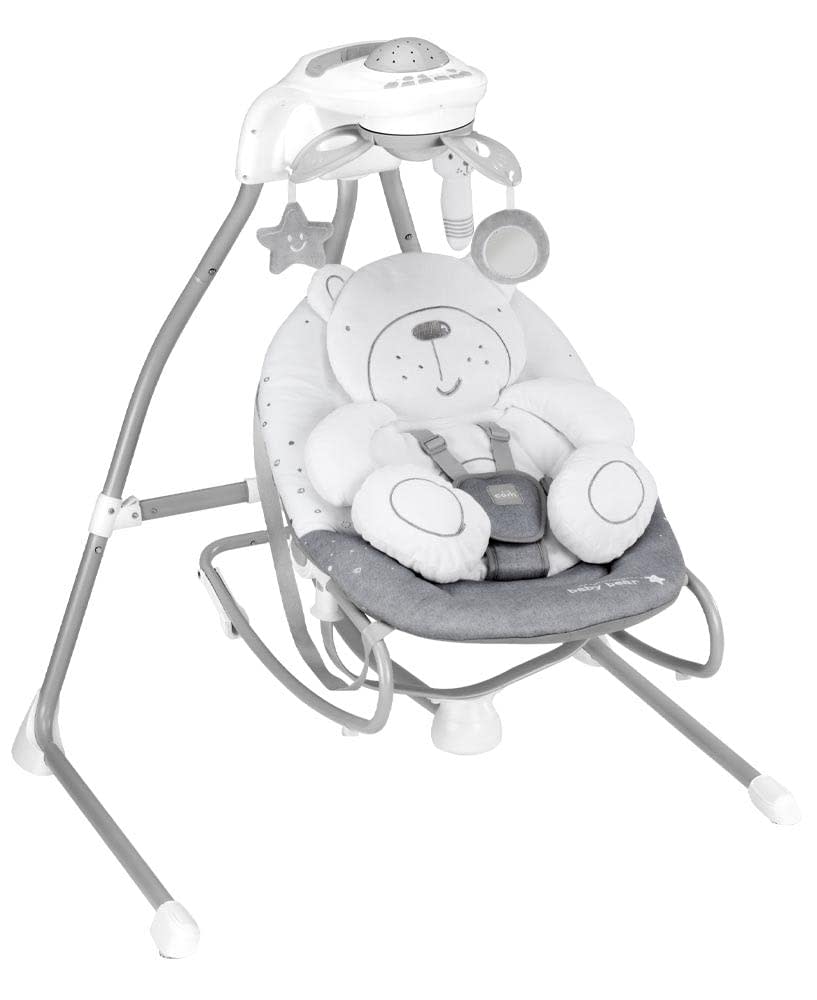 Leagan electric pentru bebelusi, CAM 0-9kg, Gri, Gironanna