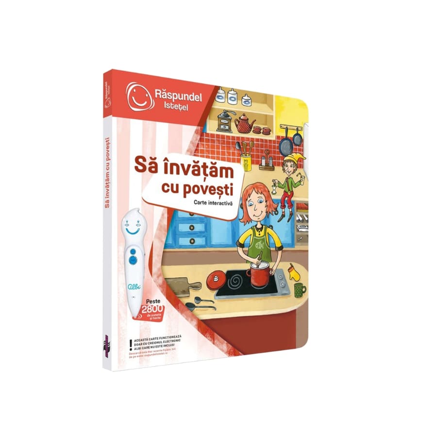 Carte Raspundel Istetel Sa Invatam cu Povesti, interactiva