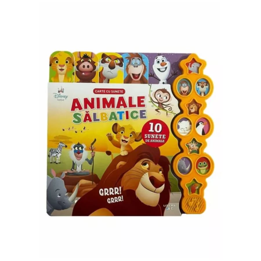 Animale salbatice, Disney Bebe - Carte cu sunete