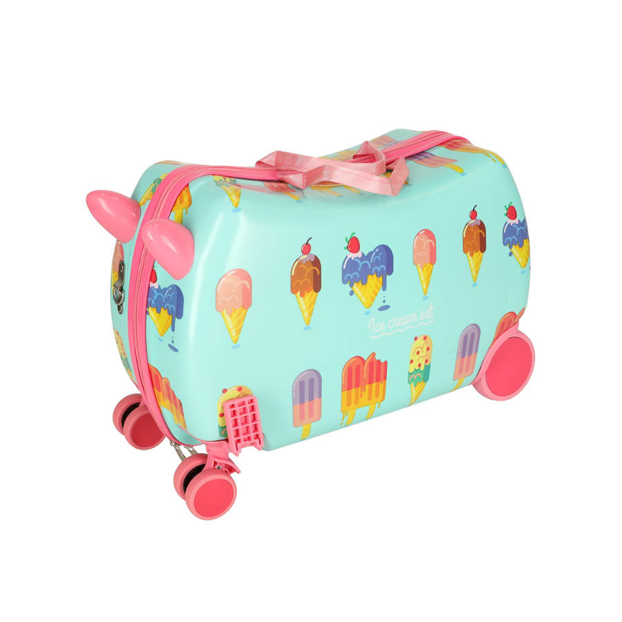 Troller cu roti pentru copii, 45x31x22cm, Ice Cream