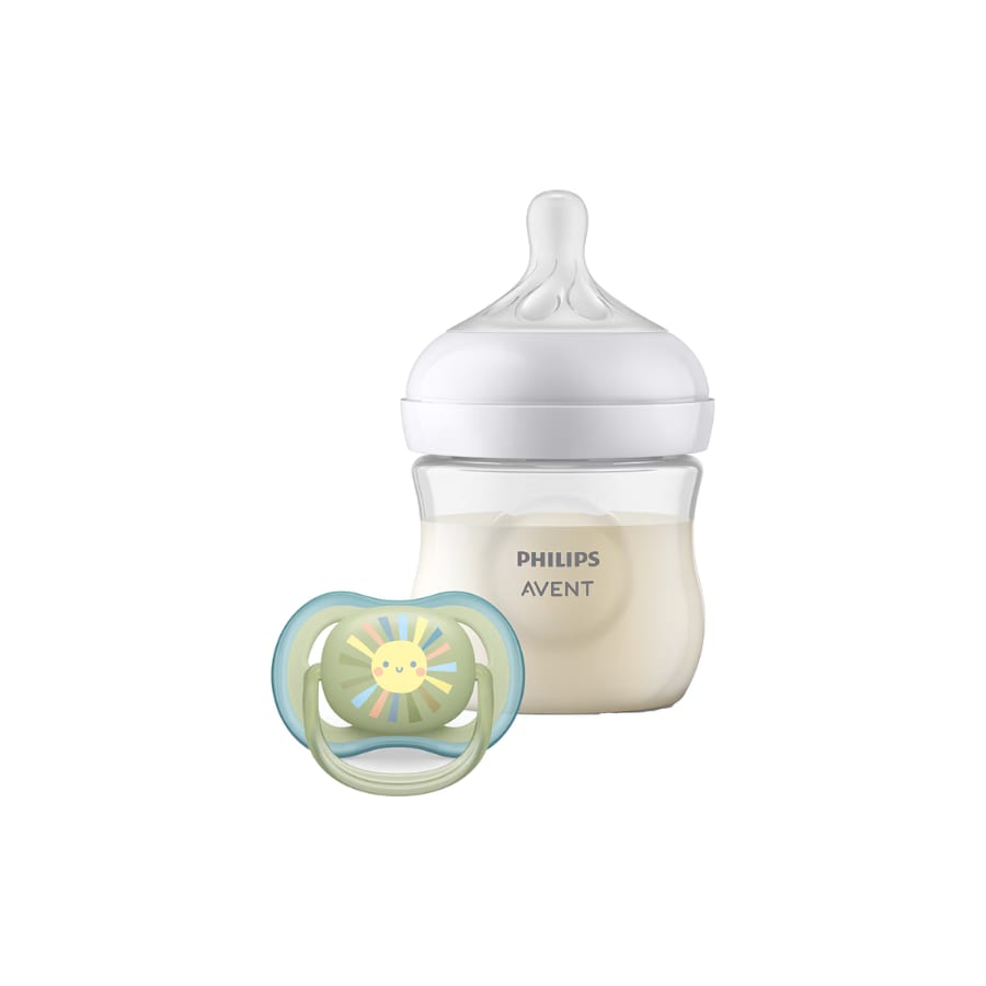 Set Natural Response, Philips Avent, 125 ml+suzeta 0 luni+