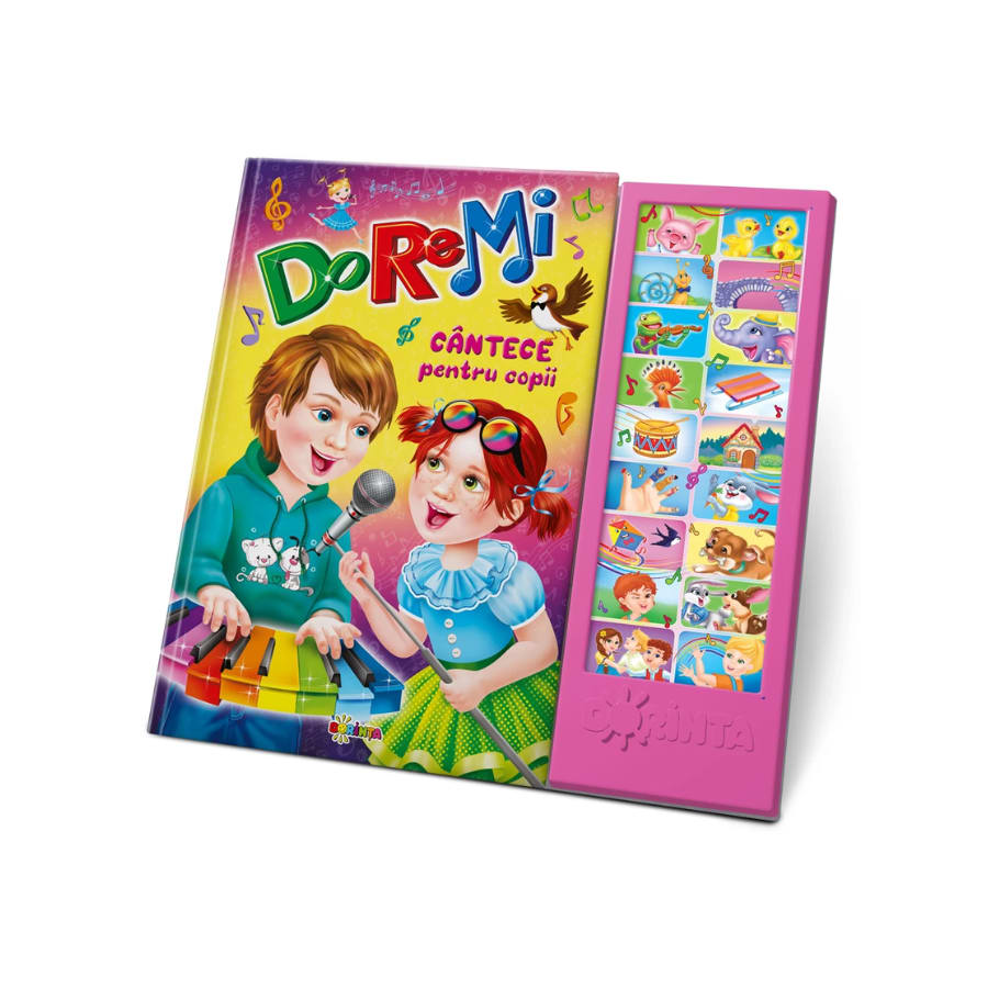 Carte cu sunete Do Re Mi, Cantece pentru copii