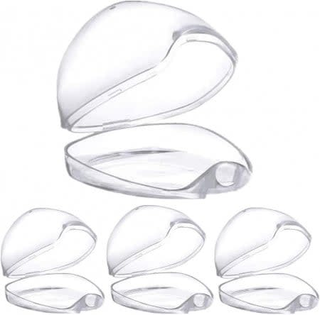 Set de 4 protectii pentru suzete, transparent