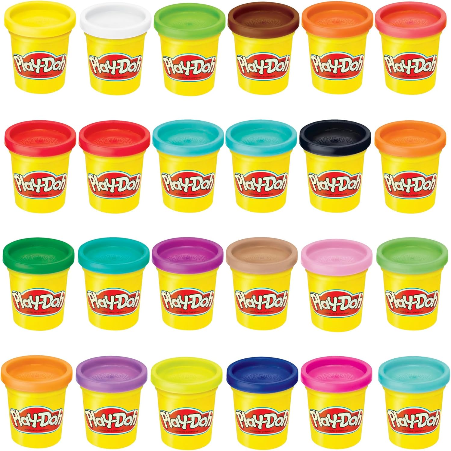 Set plastilina Play-Doh, 24 culori