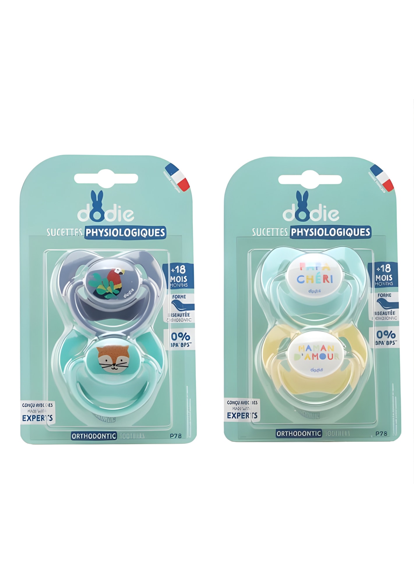 Dodie Set 2 Suzete Ortodontice +18 Luni