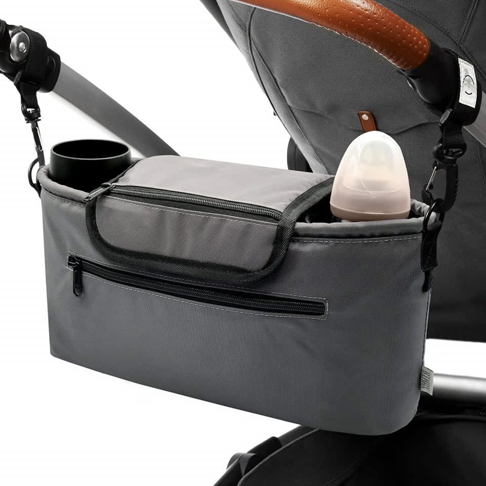 Geanta pentru carucior, textil, gri