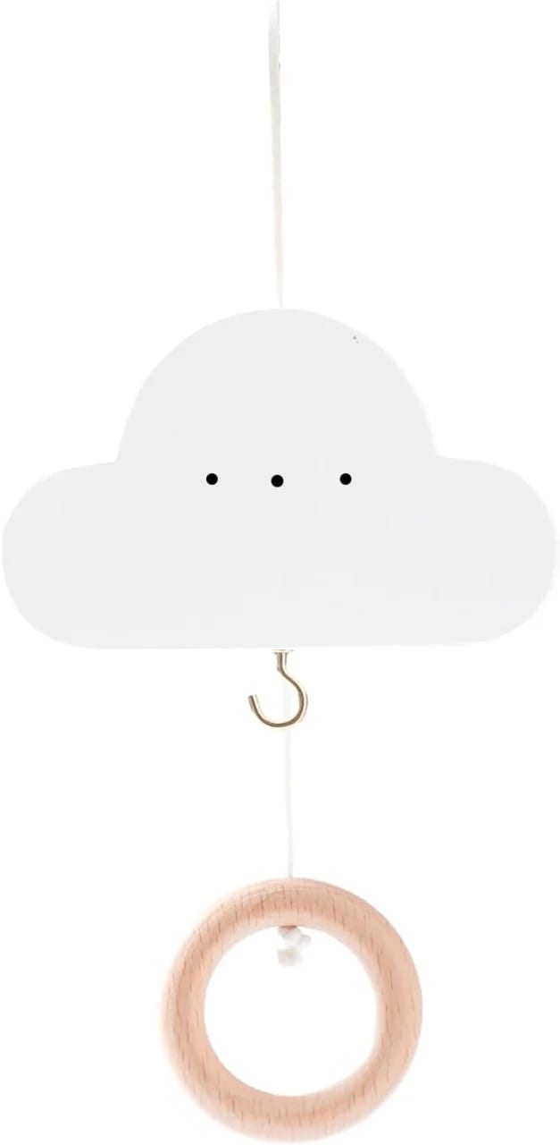 Jucarie muzicala pentru copii Promise Babe, alb/natur