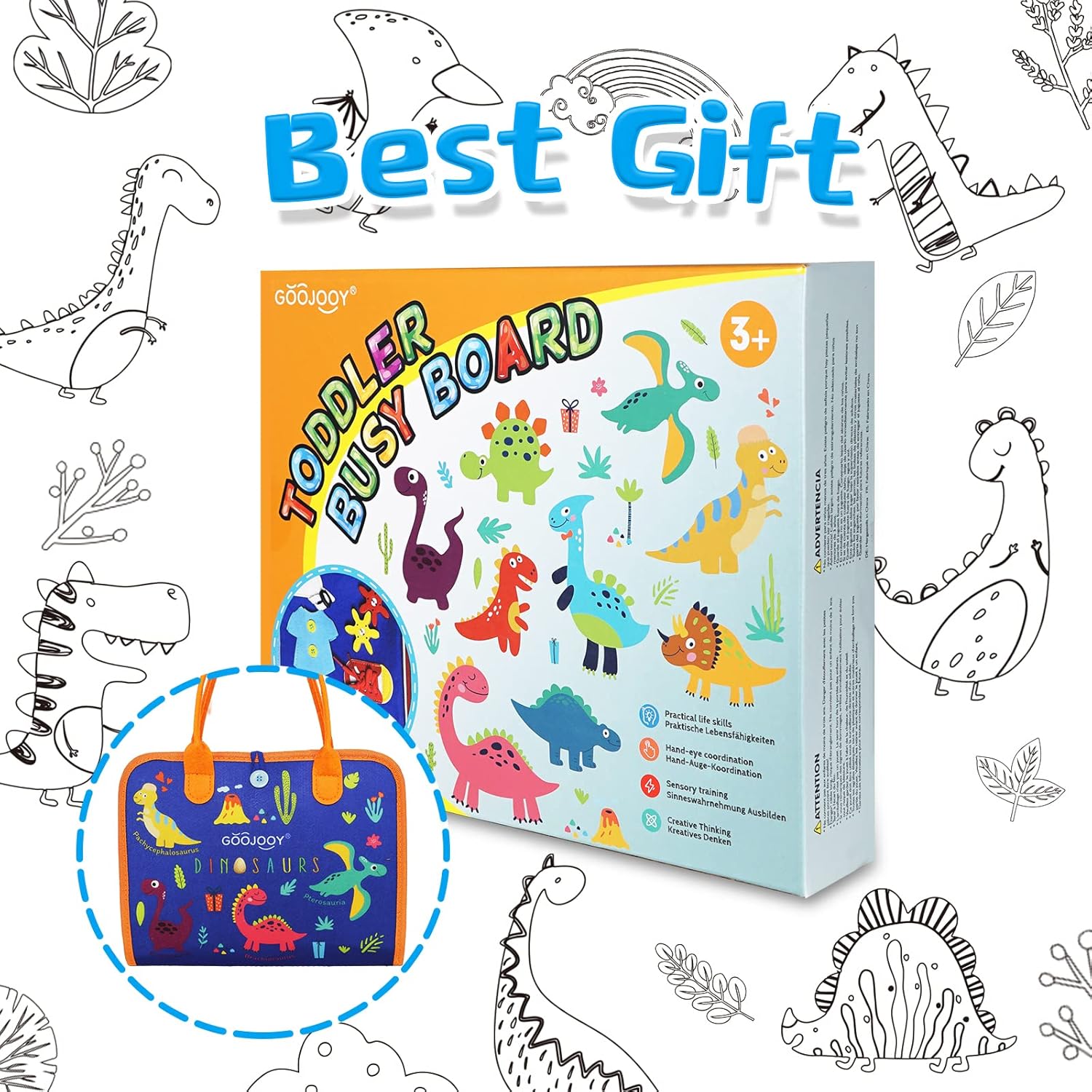 Carte Activitati Montessori, 8 pagini, educativ, Dino