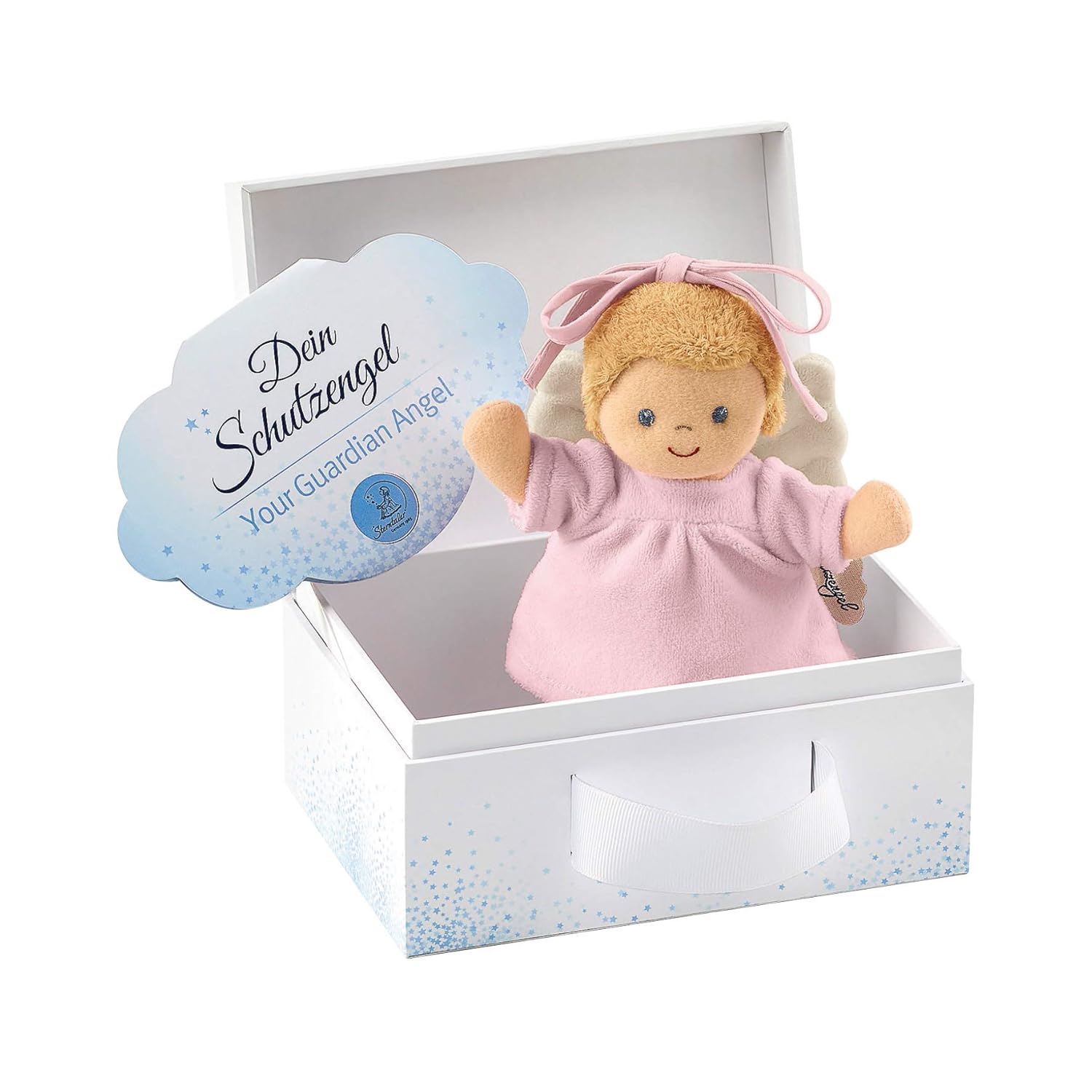 Jucarie muzicala bebe ingeras moale linistitoare 17cm