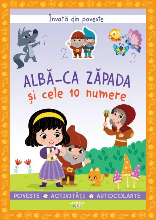 Invata din poveste, Alba ca Zapada si cele 10 numere