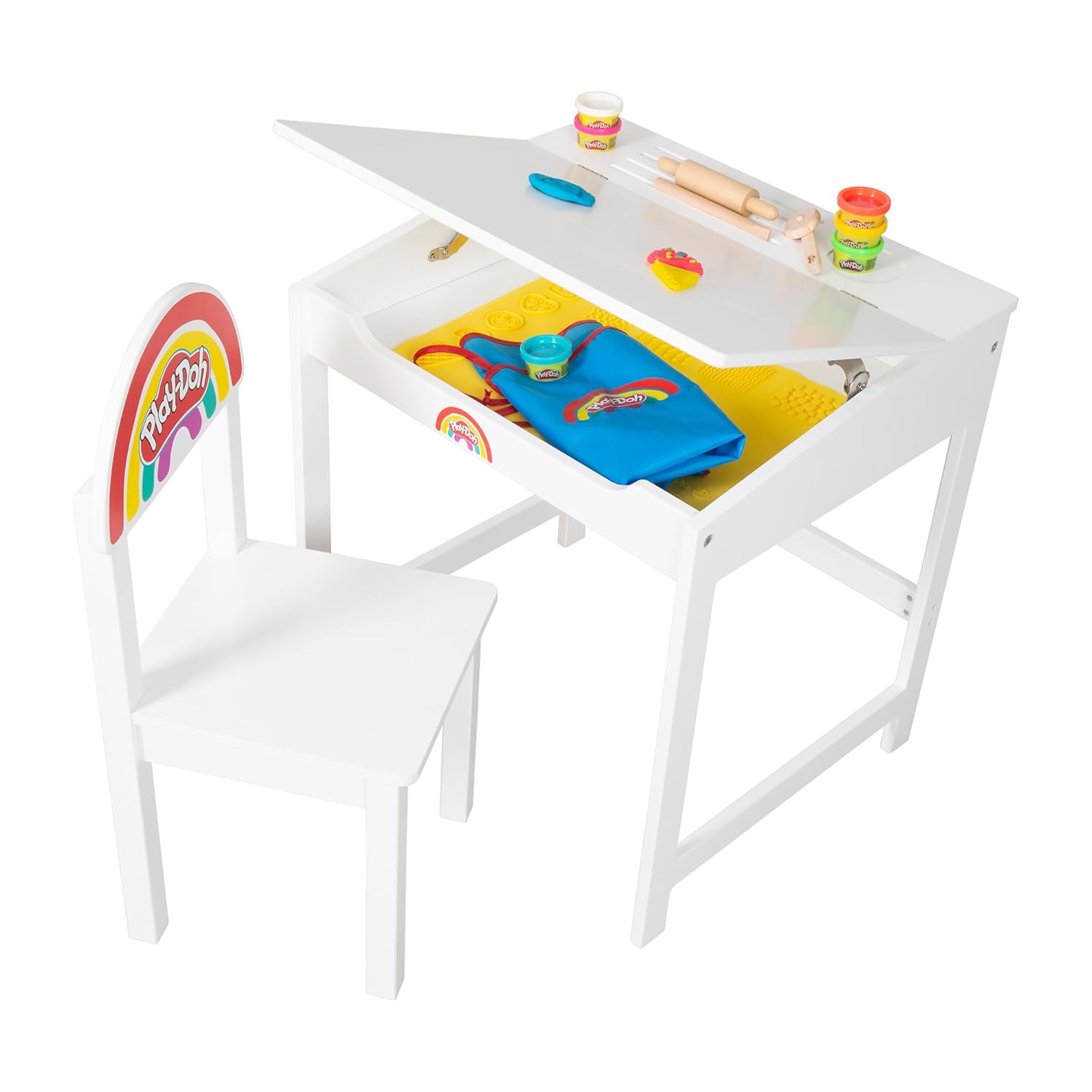 Birou copii creativ lemn Play-Doh interactiv 3+ ani