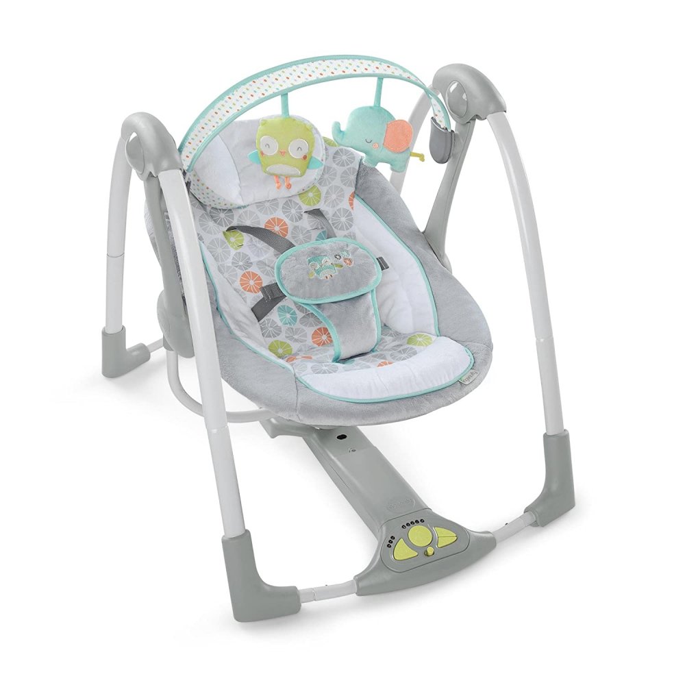 Leagan portabil Ingenuity Swing n Go ,Portabil, Ideal pentru Bebe 0+