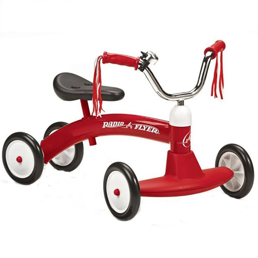 Ride on fara pedale Radio Flyer Scoot About, Rosu, 1 an+