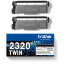 Image du produit pour Pack X2 Toner original  Brother TN-2320 TWIN - 5200 pages