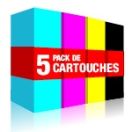 Image du produit pour Pack 5X cartouche compatible Brother LC-970 - CMYK - 3360 pages