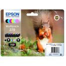 Image du produit pour Epson C13T37884010 - 378 Cartouche d'encre multi pack Bk,C,M,Y,LC,LM 5,5ml 3x4,1ml 2x4,8ml UE6 pour Epson XP-8000