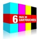 Image du produit pour Pack 6 cartouches compatibles Epson 3 x T040 + 3 x T041 - noir x 3 + couleurs x 3