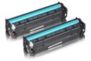 Image du produit pour Pack 2X toner compatible HP CB 540 AD / 125A - BK - 4400 pages