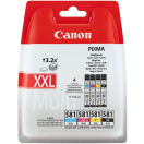 Image du produit pour Canon 1998C005 - CLI-581XXL Cartouche d'encre multi pack Bk,C,M,Y 11.7ml UE4 pour Canon Pixma TS 6150/8150