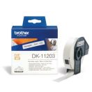 Image du produit pour Brother DK-11203 DirectLabel Étiquettes 17mm x 87mm 300 pour Brother P-Touch QL/700/800/QL 12-102mm/QL 12-103.6mm