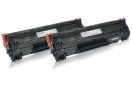 Image du produit pour Set économique compatible avec HP CB 436 A / 36A contient 2x Cartouche toner