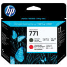 Image du produit pour HP 771 - CE017A Tête d'impression noire mat / rouge