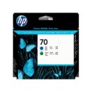 Image du produit pour HP 70 - C9408A Tête d'impression bleue + vert