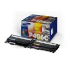 Image du produit pour Samsung C406 - CLTP406CELS Pack 4 toners noir, cyan, magenta, jaune