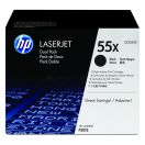 Image du produit pour HP 55X - CE255XD Toner noir Pack de 2