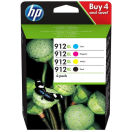 Image du produit pour Cartouche original HP 3YP34AE / 912XL - Pack - 825 pages