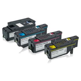 Image du produit pour Multipack compatible avec Dell C1700 Series / 1250 / 1350 / 1355 contient 4x Cartouche toner