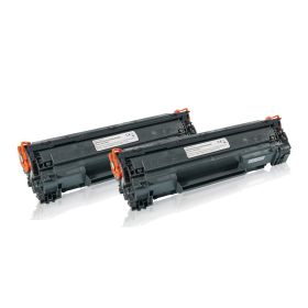 Image du produit pour Pack 2X toner compatible HP CB 436 A / 36A - 4000 pages