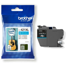 Image du produit pour Brother LC-421XLC Cartouche d'encre cyan