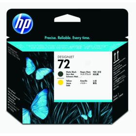 Image du produit pour HP 72 - C9384A Tête d'impression noire mate + jaune