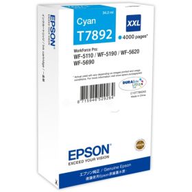 Image du produit pour Epson T7892 - C13T789240 Cartouche d'encre cyan XXL