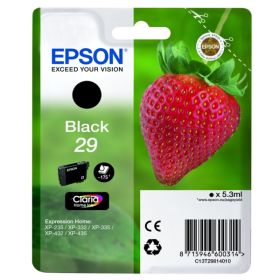 Image du produit pour Original Epson C13T29814012 / 29 Cartouche d'encre noire