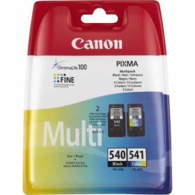 Image du produit pour Canon 5225B006 PG-540 CL 541 Cartouche à tête d'impression multi pack noire + couleur