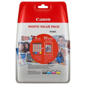 Image du produit pour Cartouche original Canon 0332C005 / CLI-571XL - Pack