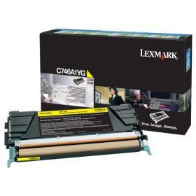 Image du produit pour Lexmark C746A1YG Toner jaune return program