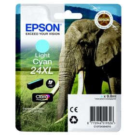 Image du produit pour Cartouche original Epson C13T 24354012 / 24XL - cyan  light - 500 pages