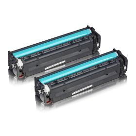 Image du produit pour Pack 2X toner compatible HP CB 540 AD / 125A - BK - 4400 pages