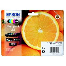 Image du produit pour Epson C13T33374010 - 33 Cartouche d'encre multi pack Bk,C,M,Y,PBK