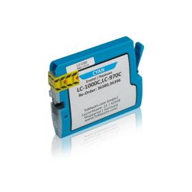 Image du produit pour Cartouche jet d'encre compatible BROTHER LC1000C Cyan